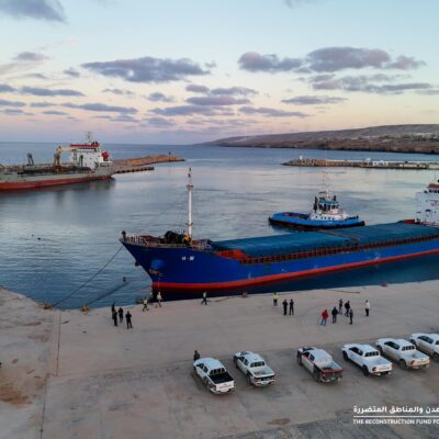 Derna Receives First Commercial Ship after Catastrophe